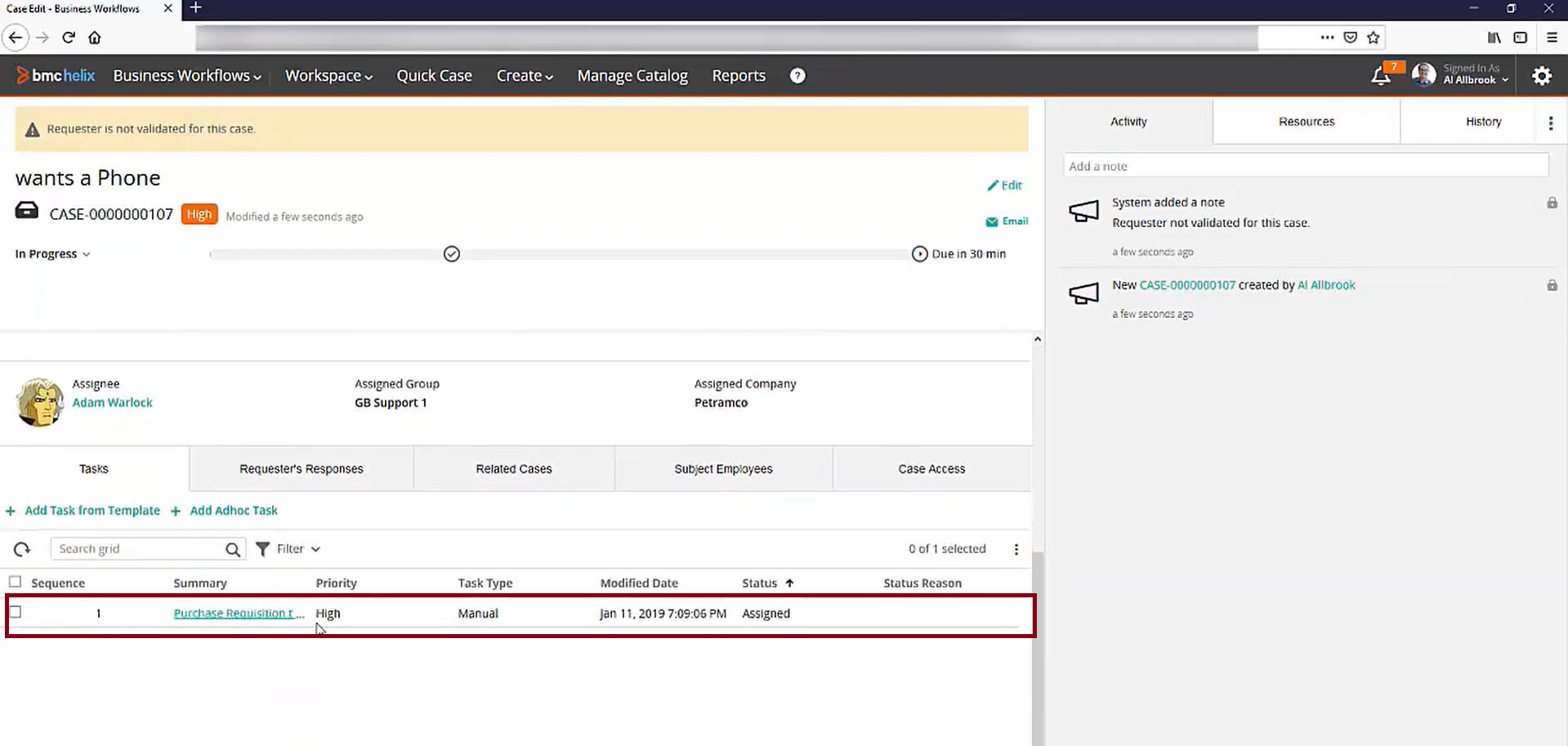 BMC Helix Business Workflows - Creating and Consuming Case Templates ...