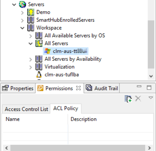 Truesight Server Automation Tssa Acl Policy Applied On A Server 5144