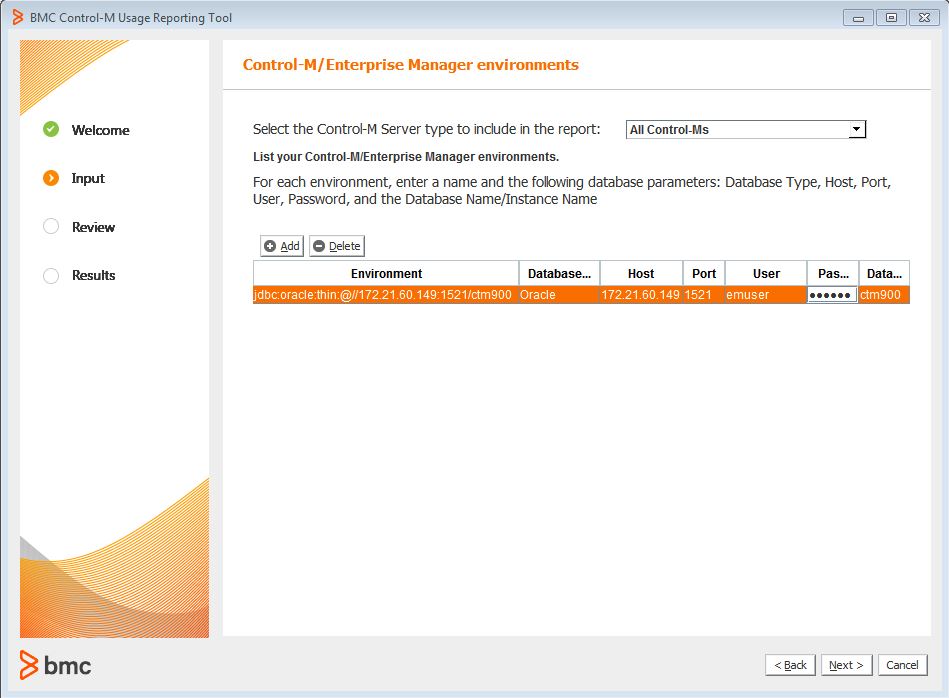 BMC Control-M Usage Reporting Tool is unable to connect to Oracle RAC ...