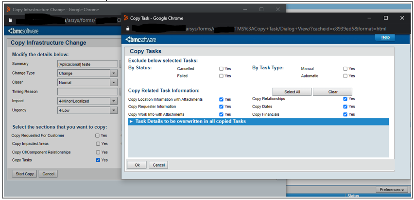 Remedy ITSM - Copy Change Functionality drops Task assignment ...
