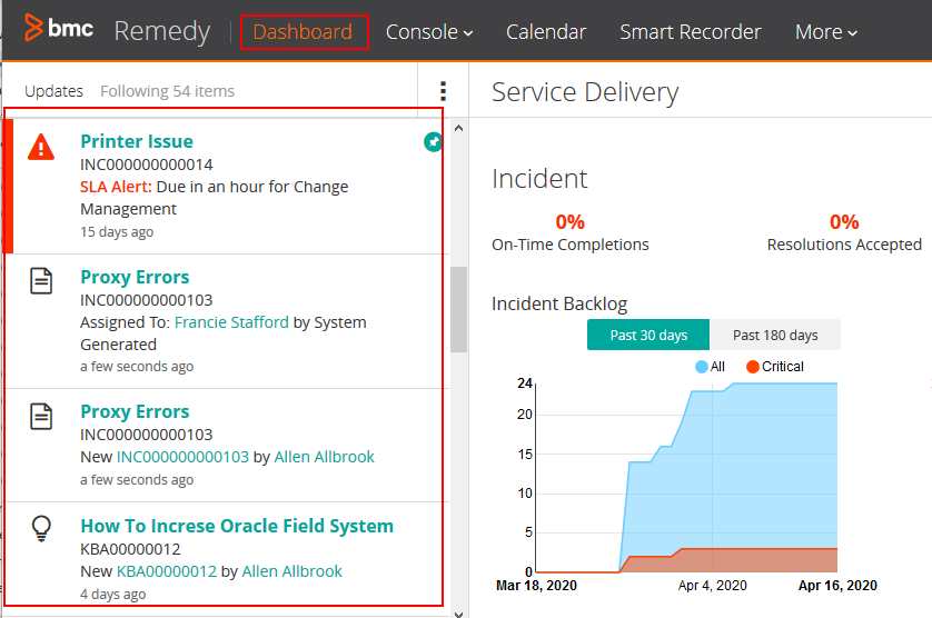 Smart IT - Where Are Stored The Records Displayed In The Follow Up ...