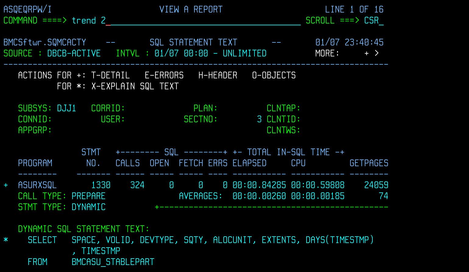 How to see if current interval is an anomaly in BMC AMI Apptune for Db2 -  Knowledge Article - BMC Community