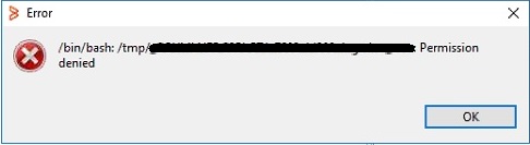 Truesight Server Automation Tssa Live Browsing An Extended Object Or Executing Commands On Target Server Fails With Error Bin Bash Tmp Xxxxxxxx Xx Xx Custom Script Permission Denied Knowledge Article Bmc Community