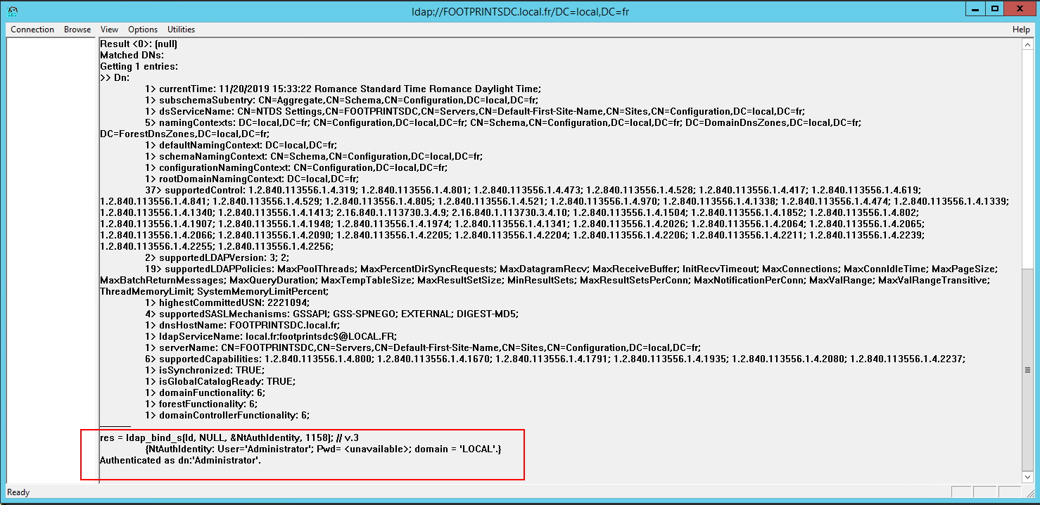 Client Management OnPrem: How to use LDP.exe to test Active Directory ...